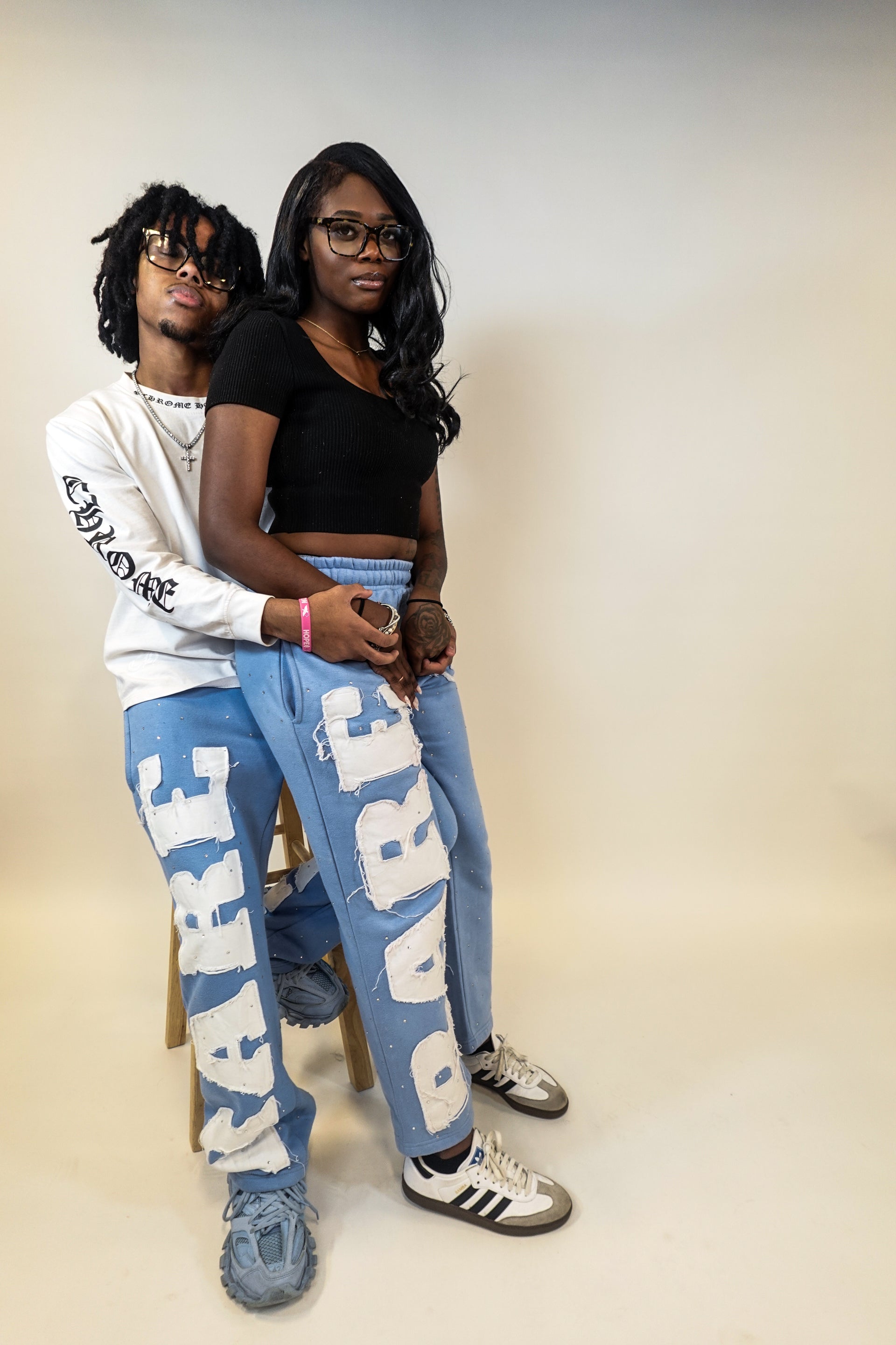 "SKY" WAY TOO RARE SWEATPANTS